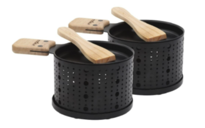 2 appareils à raclette à la bougie – 3 coloris – COOKUT