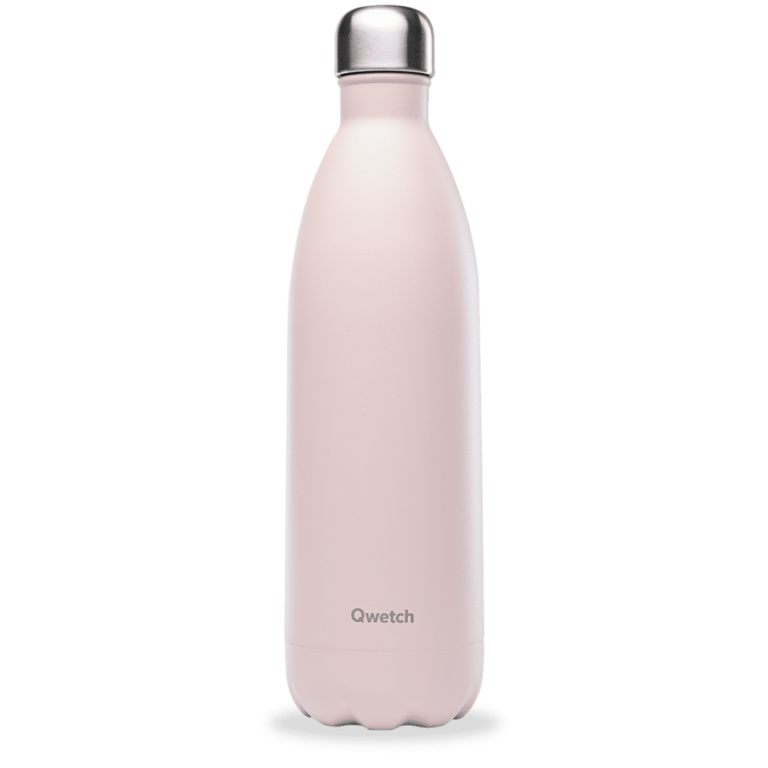 Bouteille isotherme Qwetch Pastel rose 1L