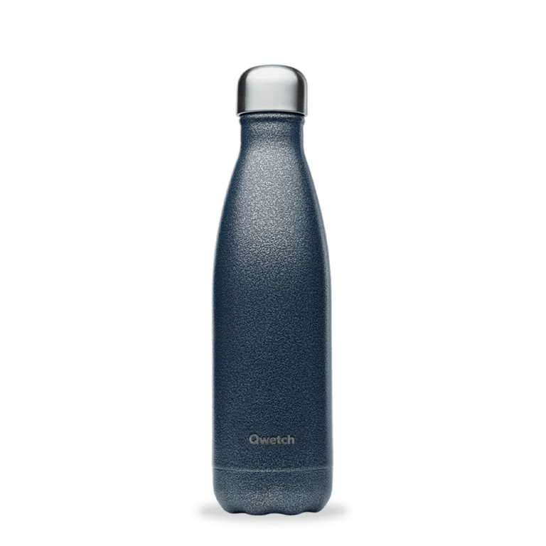 Bouteille isotherme Qwetch Roc bleu 500 ml