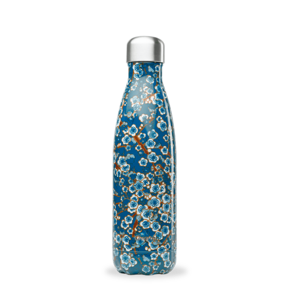 Bouteille isotherme Qwetch flowers blue 500 ml