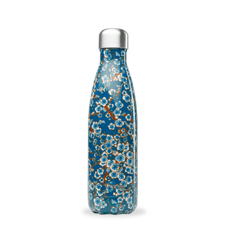 Bouteille isotherme Qwetch flowers blue 500 ml