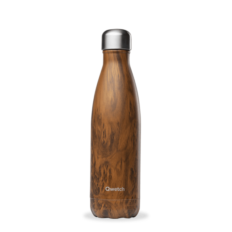 Bouteille isotherme Qwetch wood 500 ml