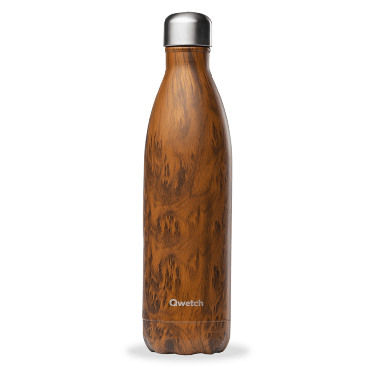 Bouteille isotherme Qwetch Wood 1l