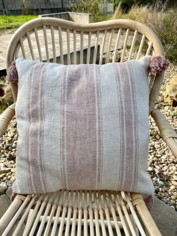Coussin rayé 50x50 - La Maison de Lilo – Image 7