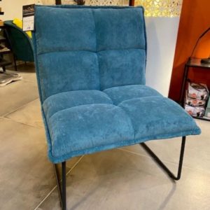 fauteuil faucal bleu