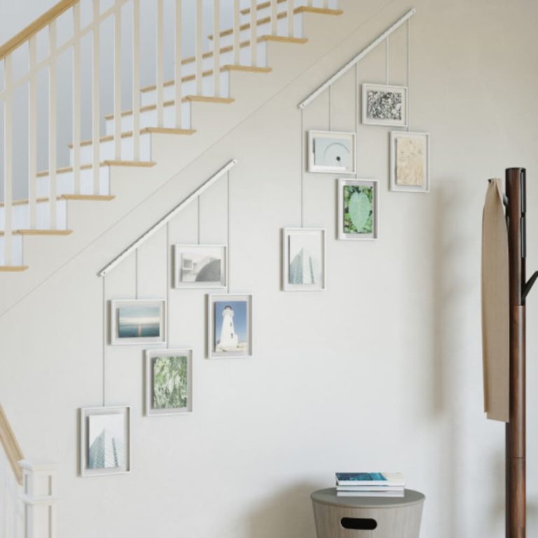 Porte photos multivues mural blanc - Umbra