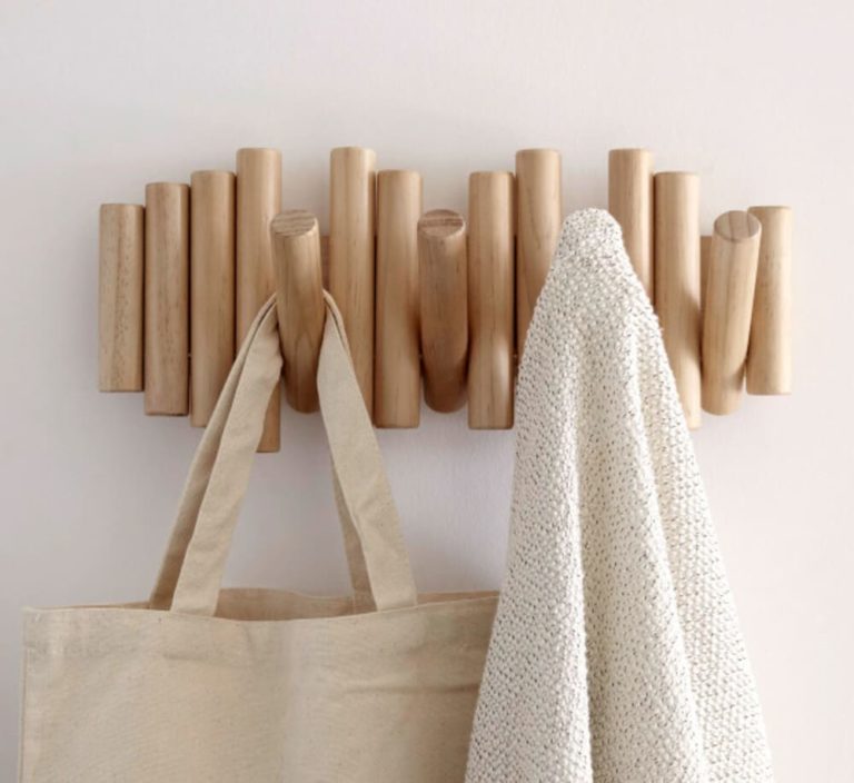 Porte manteaux - Pateres 5 crochets repliables - Umbra