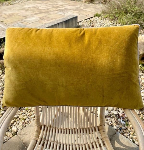 coussin jaipur ocre