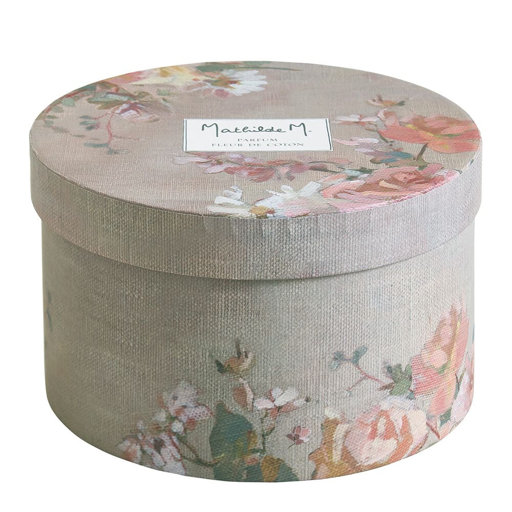 Coffret bougie et roses de savon Fleur de coton - Mathilde M - Le Grenier  Malin