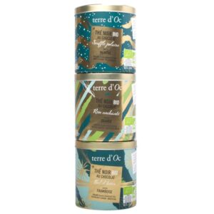 coffret 3 thés chocolat terre d'oc