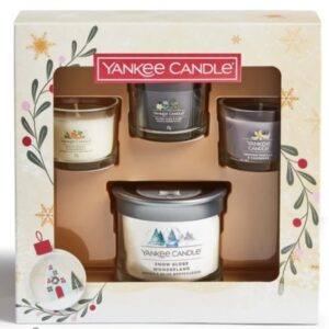 coffret 1 bougie et 3 votives