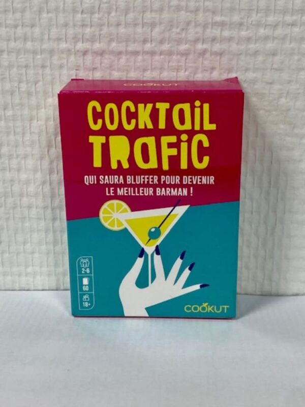 jeu de carte cocktail trafic cookut