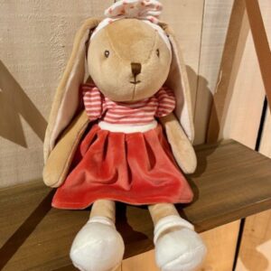 peluche lapine bunny sisters robe rayée bukoswki