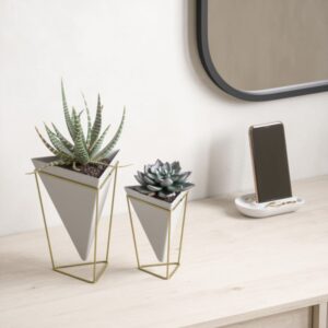 2 pots deco multi usages trigg umbra