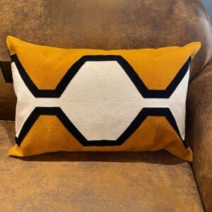 coussin 40x60 jaune alezan haomy harmony