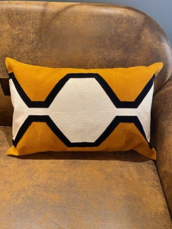 coussin 40x60 jaune alezan haomy harmony