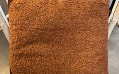 Coussin 45×45 caramel Erode – Haomy/Harmony