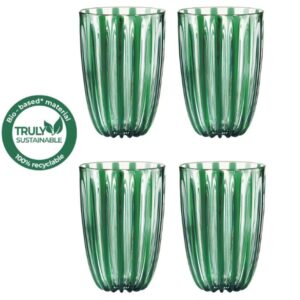 4 verres verts dolcevita guzzini