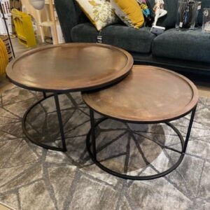 2 tables basses gigognes