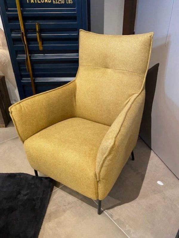 fauteuil mao jaune
