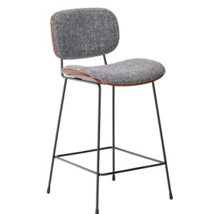 tabouret snack erbrée anthracite chiné