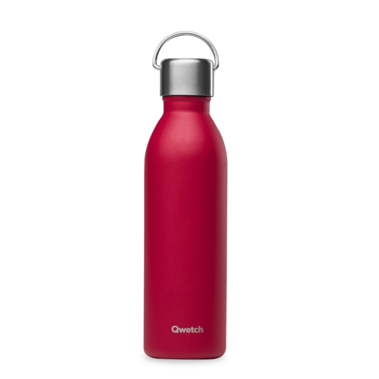 bouteille isotherme 1L grenat active qwetch