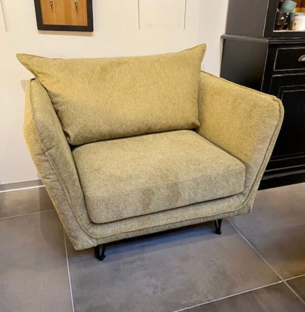 fauteuil large hasting vert