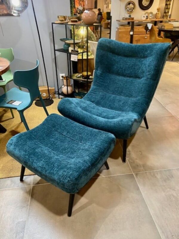 fauteuil et pouf