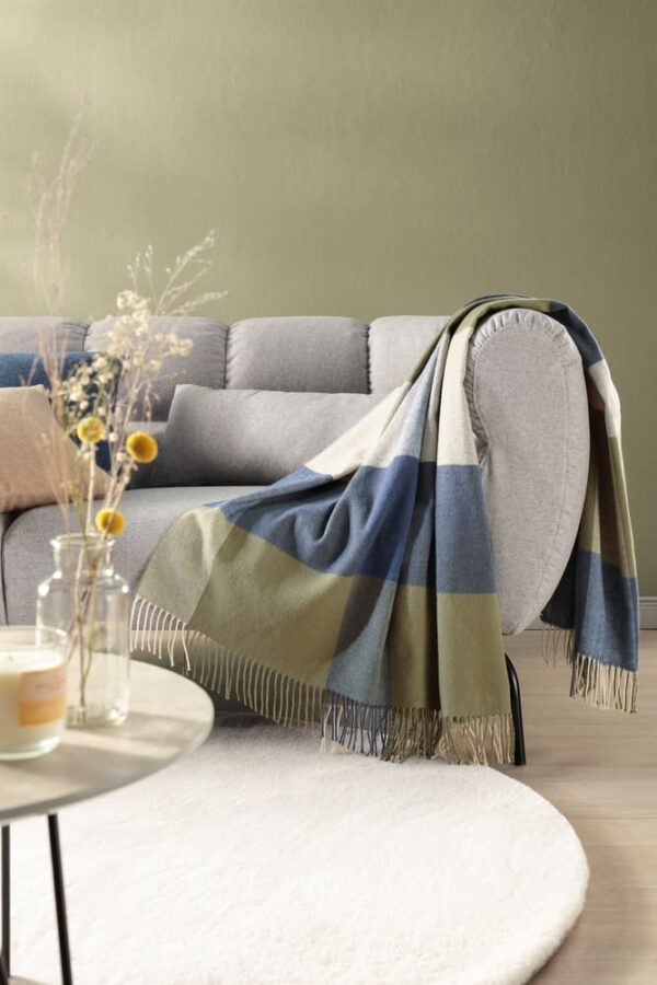 plaid ckeck green biederlack