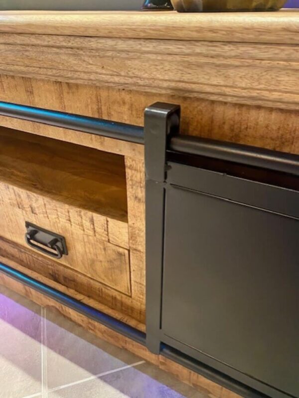 Meuble TV métal et bois – Image 3