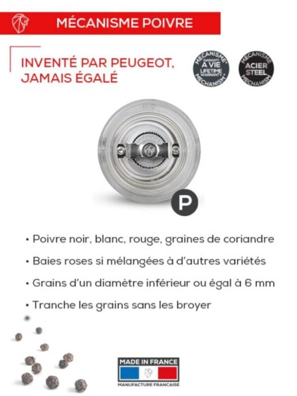 Moulin à poivre Nancy 18cm - Peugeot – Image 2