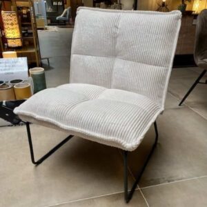 fauteuil faucal blanc