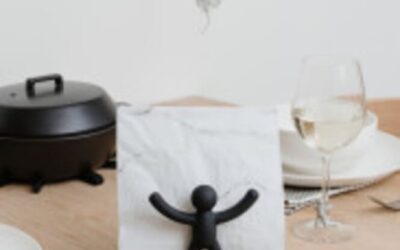 Porte serviettes en papier noir – Umbra