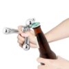 Umbra Rodeo Buddy - Décapsuleur Équilibré Interactif En Métal Chromé - Accessoire Bar Original Et Amusant