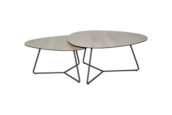 2 tables basses céramique Sienne - 6 couleurs de plateau au choix – Image 5