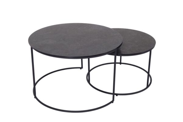 2 tables basses céramique Bari - 5 couleurs de plateau au choix – Image 15