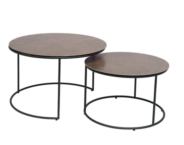 2-tables-basses-ceramique-bari-tbc03 rouille