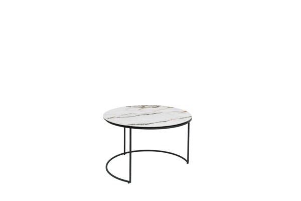 2 tables basses céramique Bari - 5 couleurs de plateau au choix – Image 3