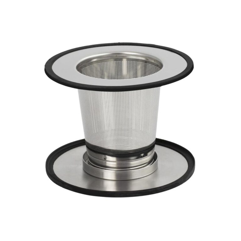 filtre à thé inox à fond dévissable de la marque Cristel