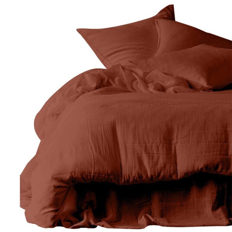 drap housse dili brick haomy harmony voile de coton