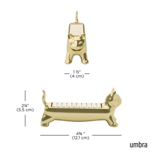Porte bagues chat Ali Cat - baguier - Umbra - 2 couleurs – Image 2