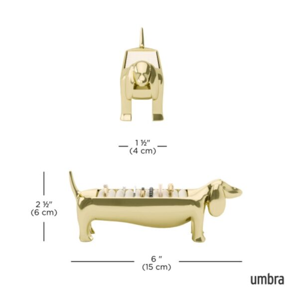 Porte bagues teckel Dachsie- 2 couleurs - Umbra – Image 6