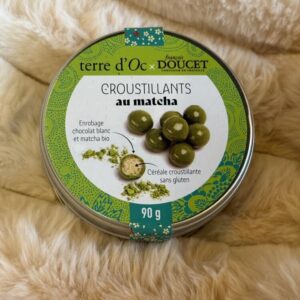 croustillants matcha terre d'oc boite de 90g