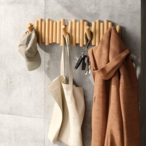 porte manteaux 8 crochets picket umbra couleur naturel