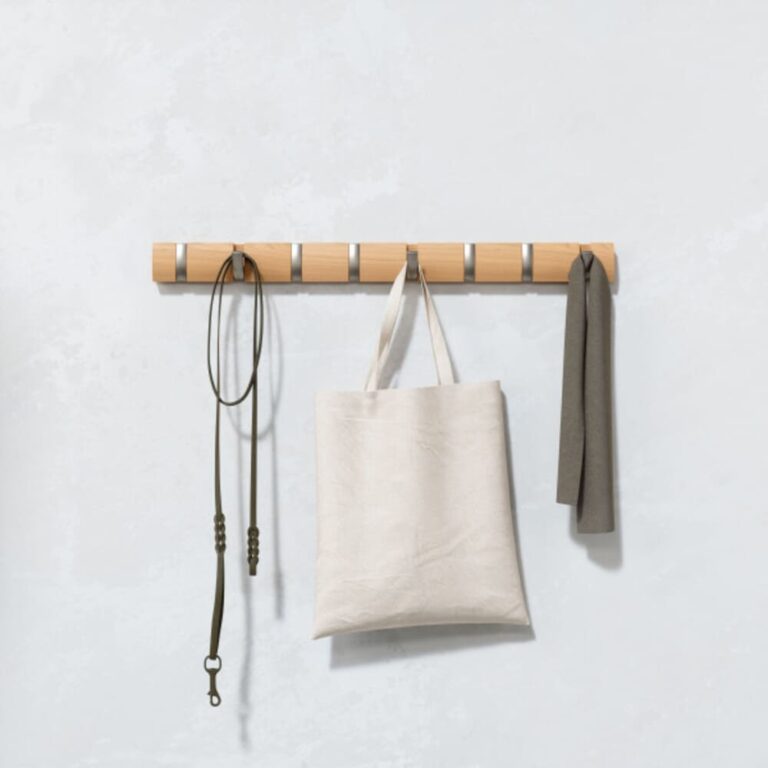 porte manteaux flip couleur naturel umbra 8 crochets
