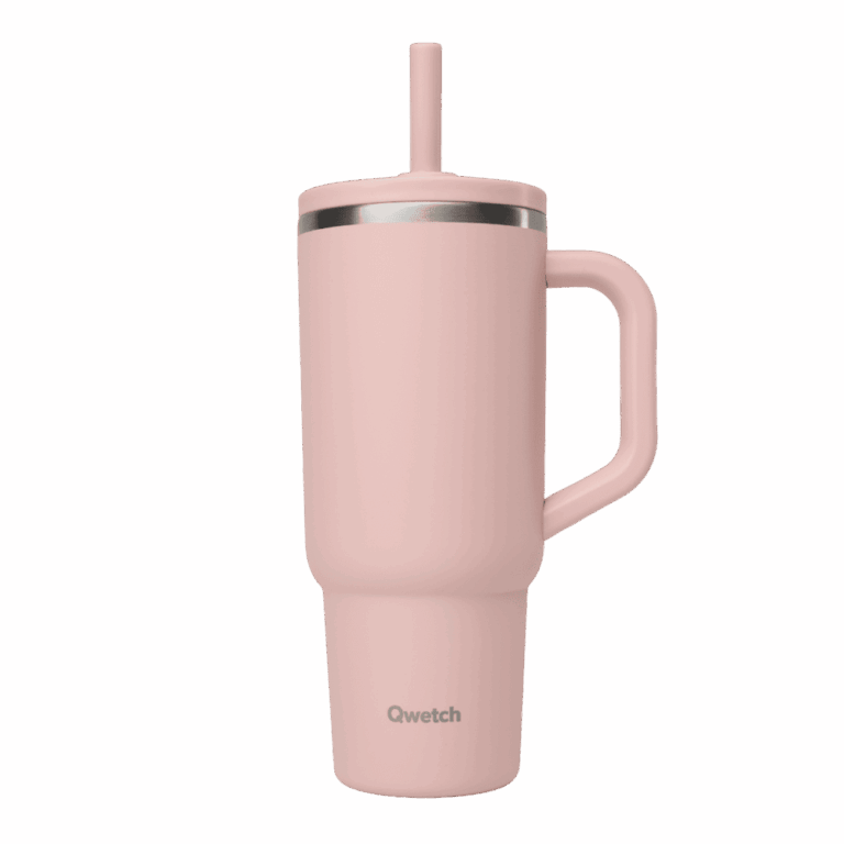 travel cup étanche rose qwetch