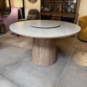 table repas plateau travertin