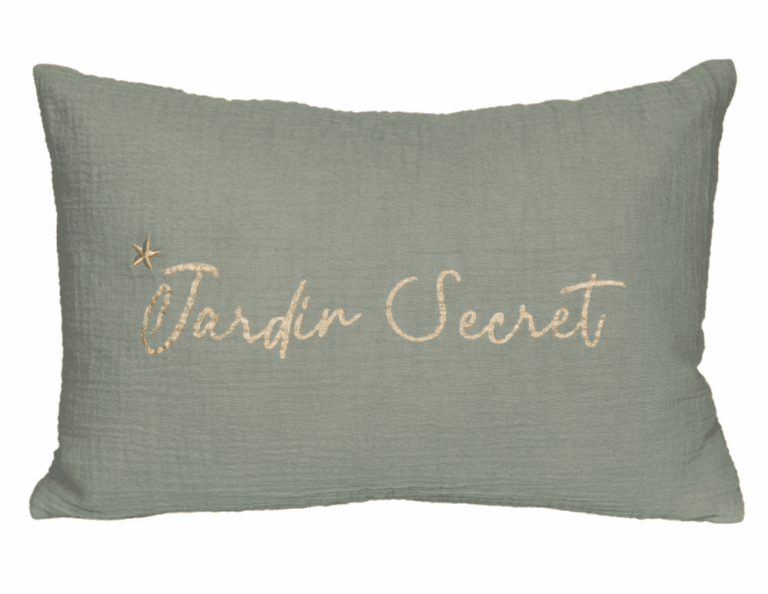 coussin jardin secret