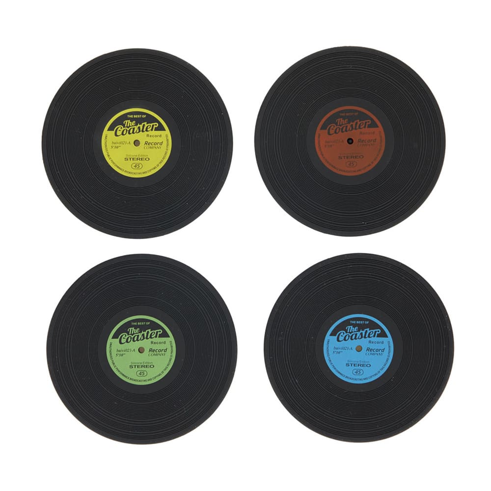 4 sous verres disques vinyle – Image 4