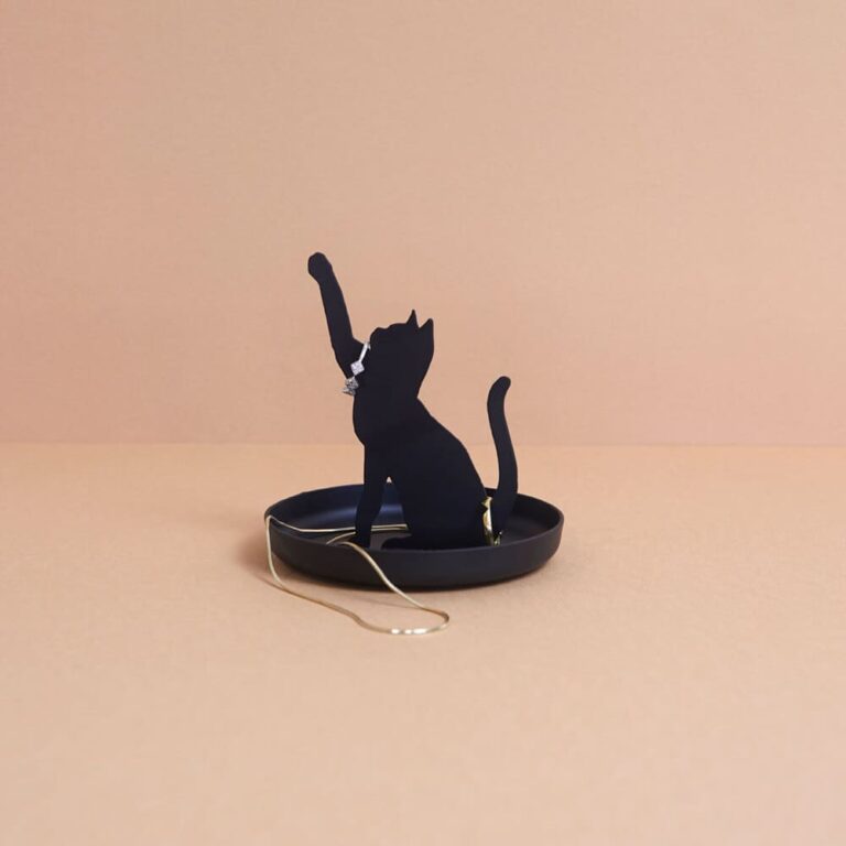 porte bagues chat